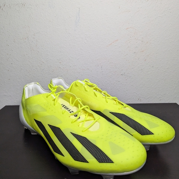 Men\'s Adidas X Crazyfast+ FG Soccer Cleats / Solar Yellow / IE2375 / Size 13 main image 5